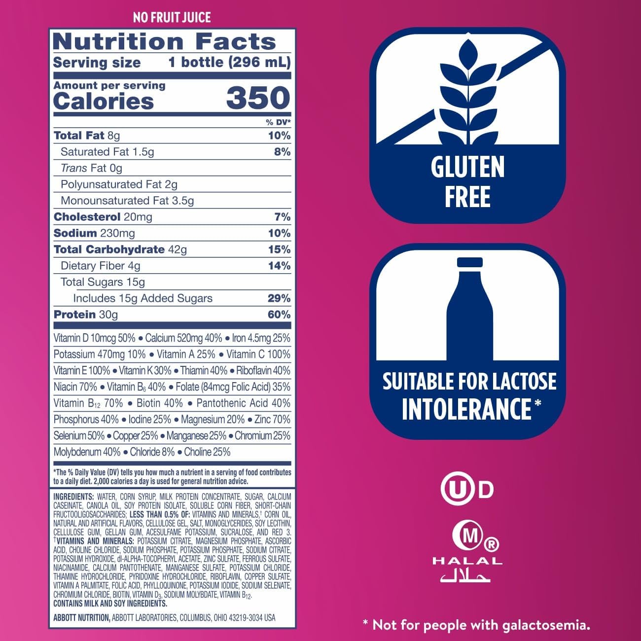 Ensure COMPLETE Strawberry Nutrition Shake, Balanced Meal Replacement, 24pk