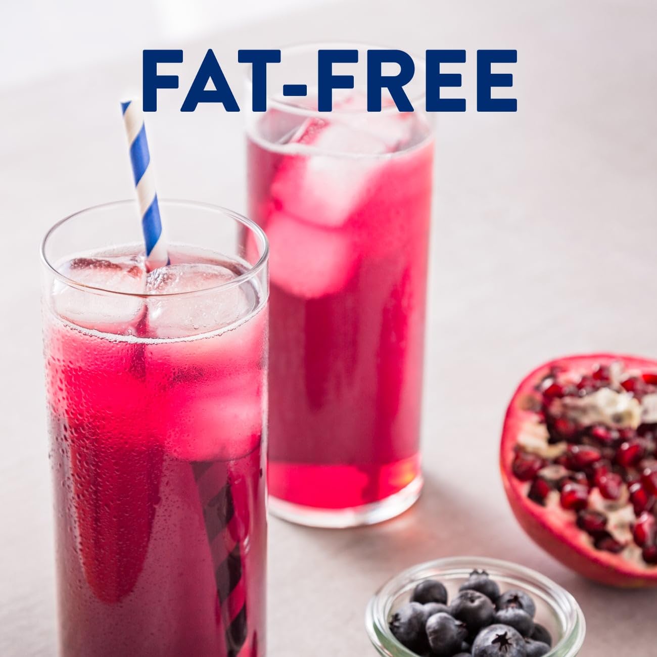 Ensure Liquid Clear Nutrition Drink, 0g fat, 8g of protein, Blueberry Pomegranate, 10 Fl Oz (Pack of 12), Bottle, gluten free