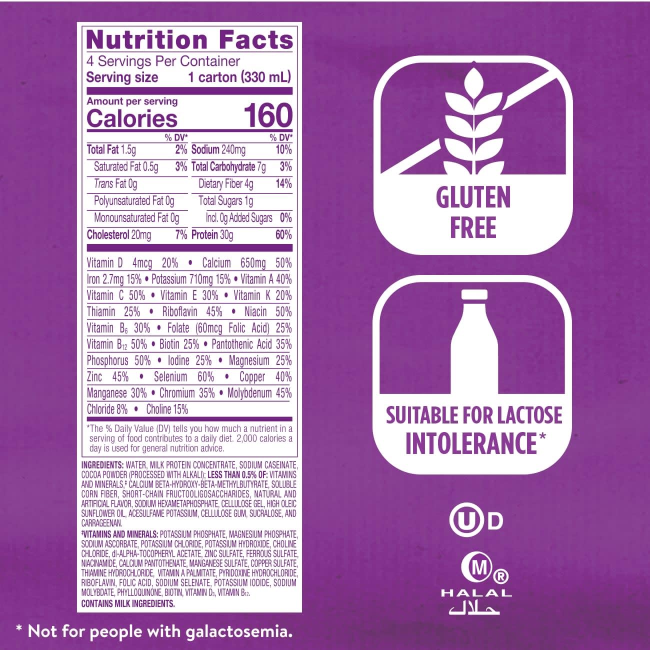 Ensure Max Protein 2-in-1 Milk Chocolate, 30g High Protein, HMB 12 pack