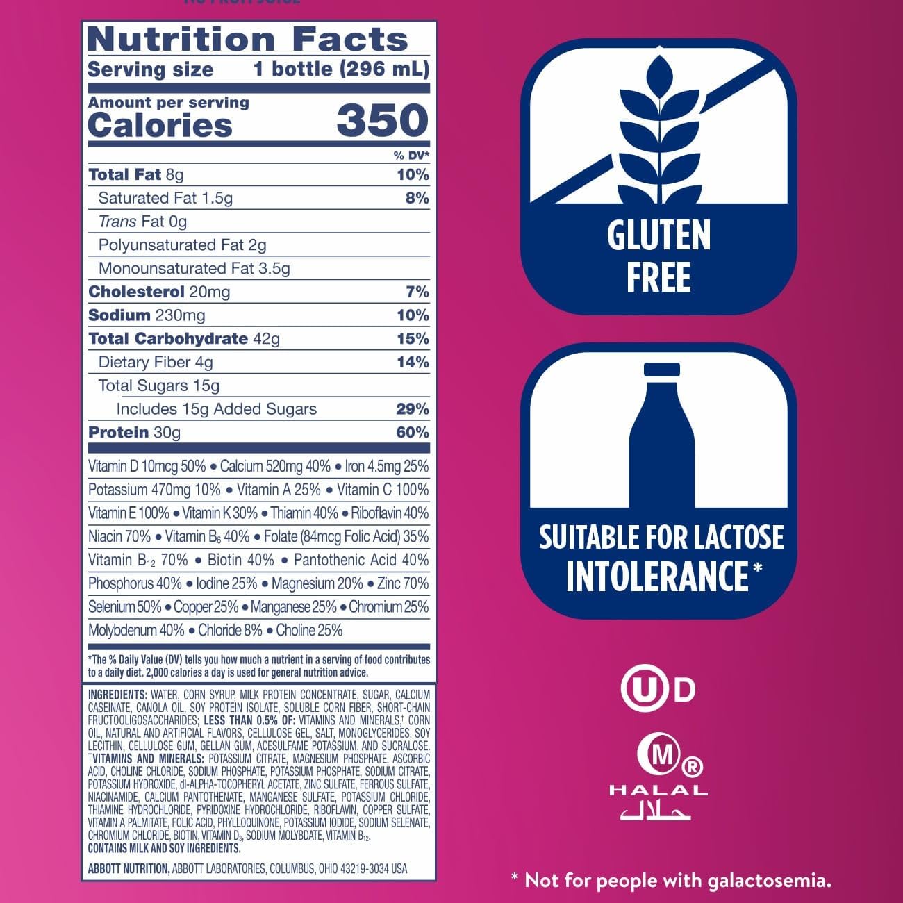 Ensure COMPLETE Vanilla Nutrition Shake, Balanced Meal Replacement, 24pk