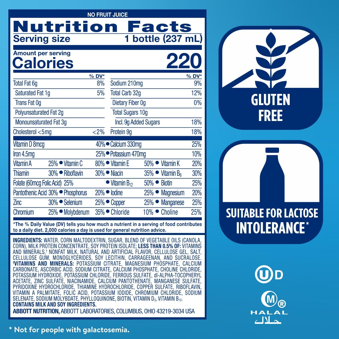 Ensure Original Strawberry Nutrition Shake | Small Meal Replacement Shake | Ready To Drink | 9g Protein, 27 Vitamins and Minerals | 8 fl oz - 16 Pack