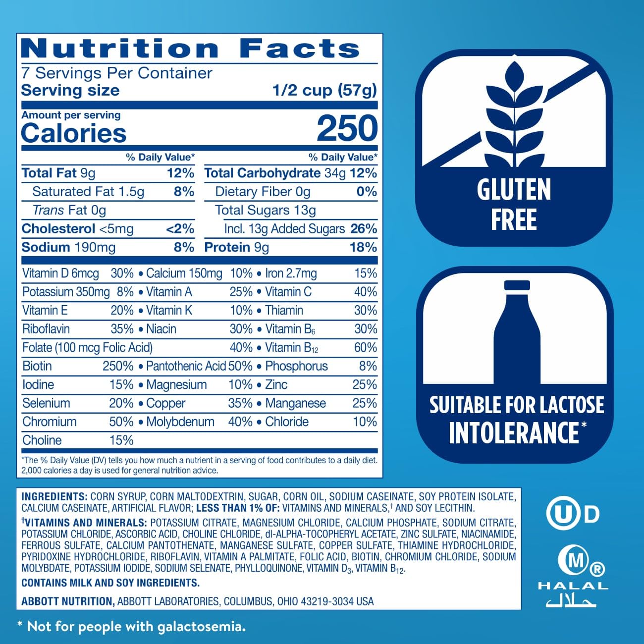 Ensure Original Vanilla Nutrition Powder, Small Meal Replacement, 6 Pack