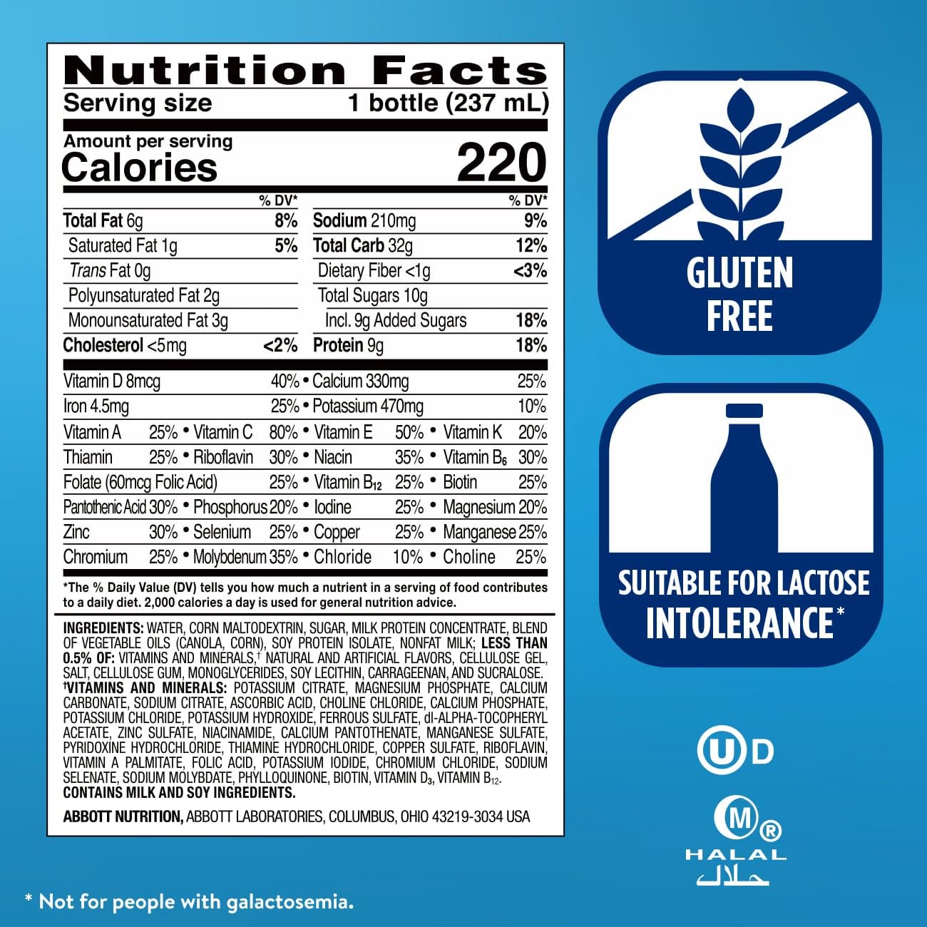 Ensure Original Vanilla Nutrition Shake | Small Meal Replacement Shake | Ready To Drink | 9g Protein, 27 Vitamins and Minerals | 8 fl oz - 6 Pack