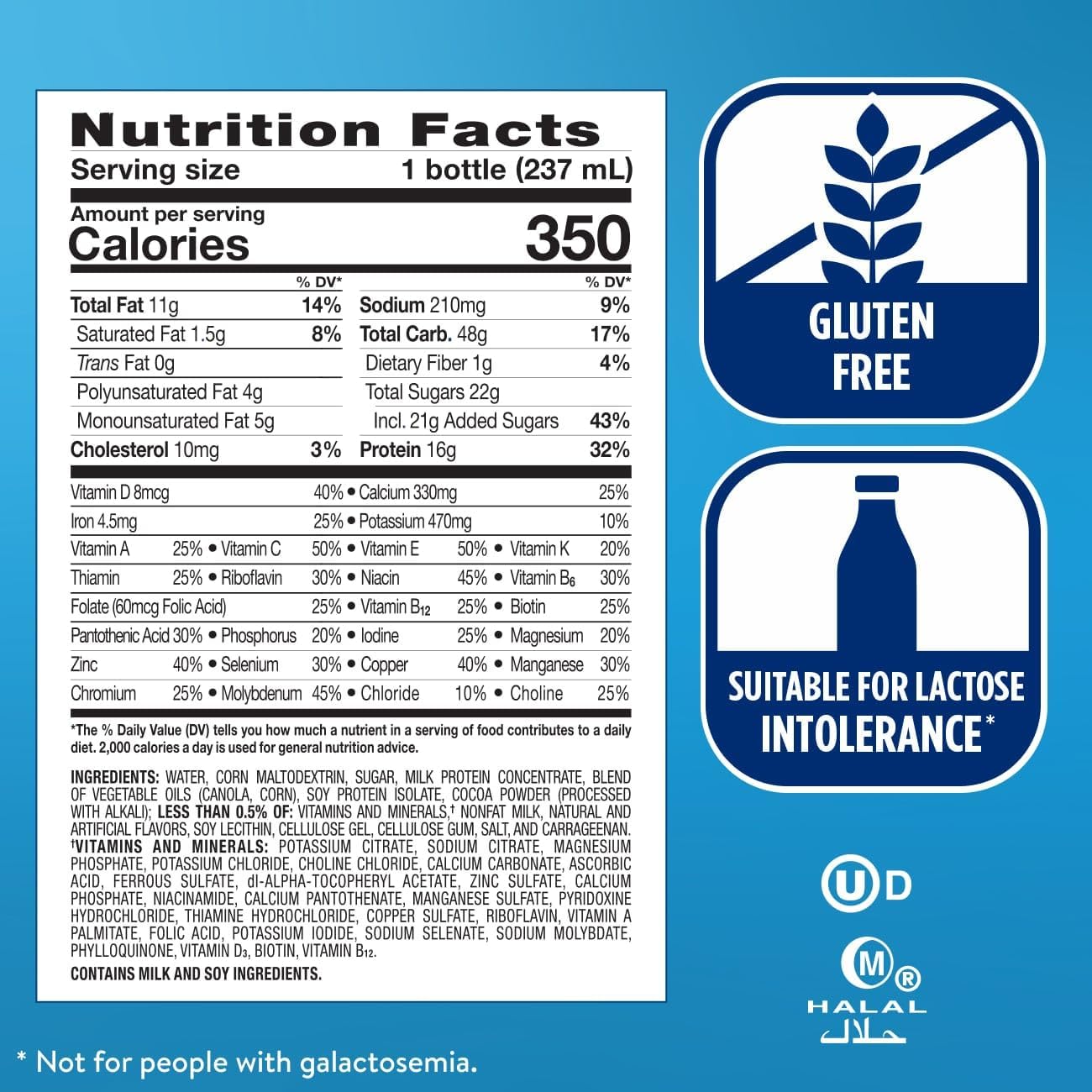 Ensure Plus Milk Chocolate Nutrition Shake, 6 Pack